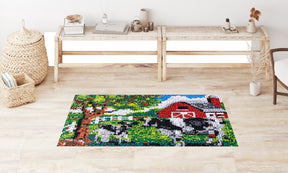 Rustic Farm Scene - Latch Hook Rug Kit