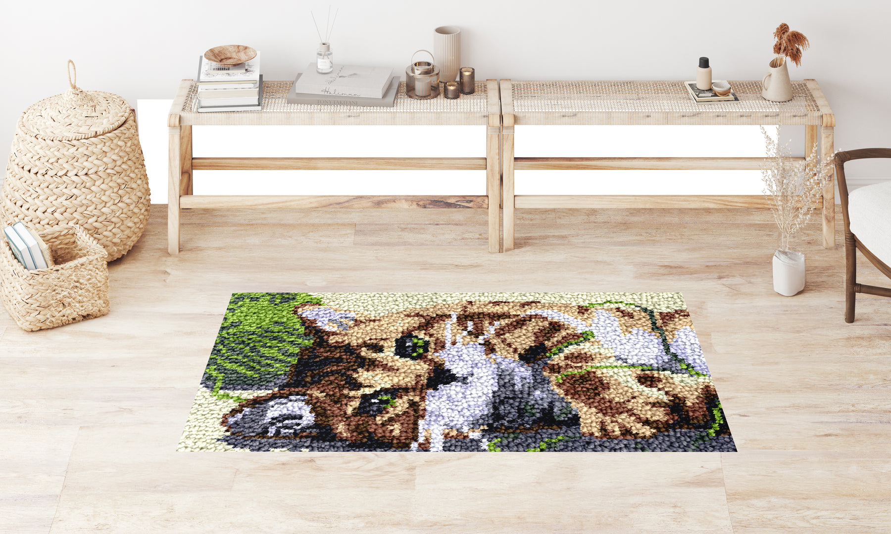 Peaceful Companionship - Latch Hook Rug Kit