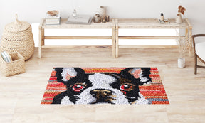 Charming Pup in Colors - Latch Hook Rug Kit