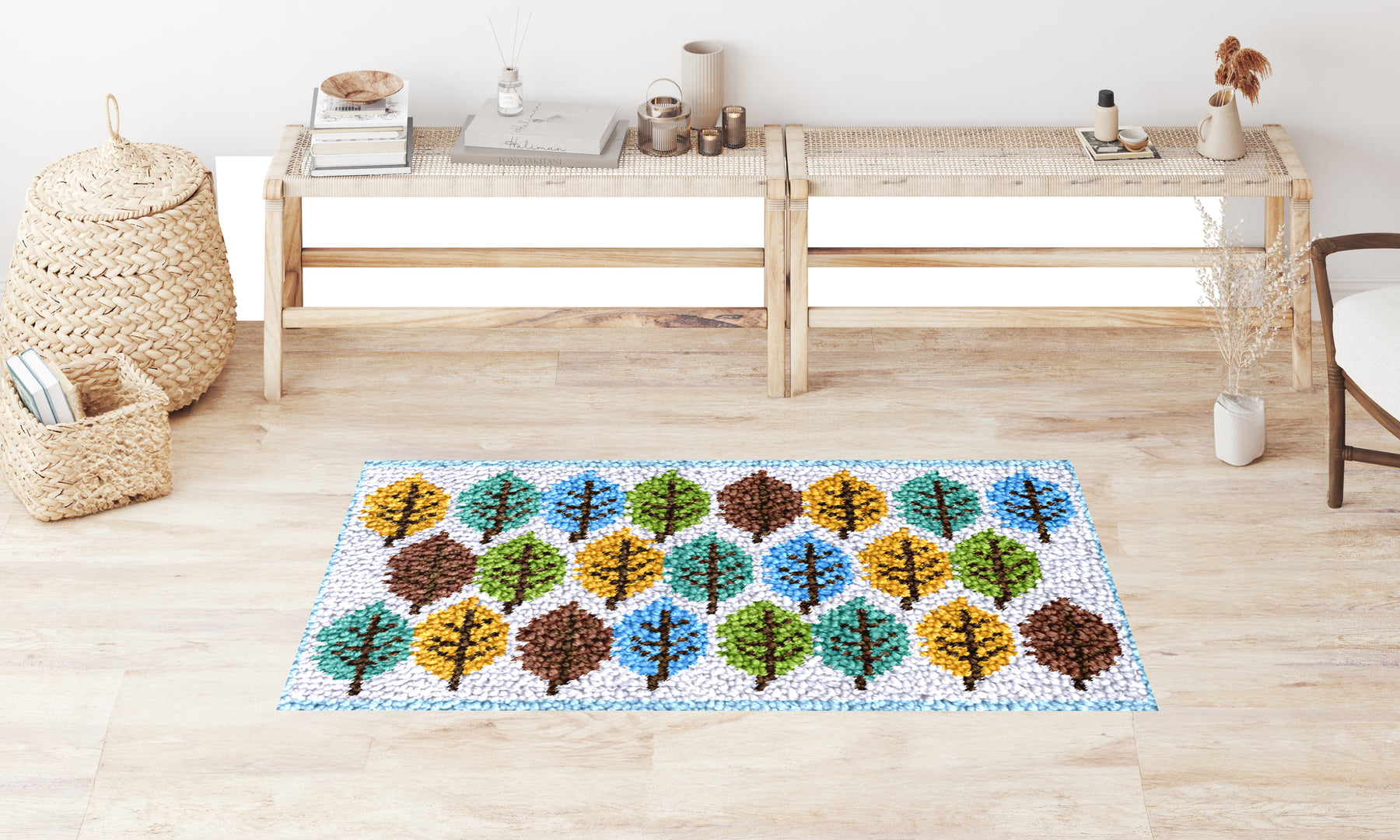 Autumn Leaf Tapestry - Latch Hook Rug Kit