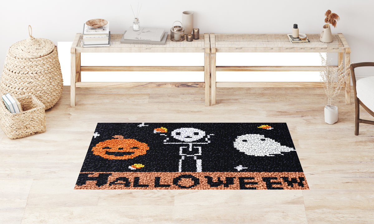 Spooky Halloween Vibes - Latch Hook Rug Kit