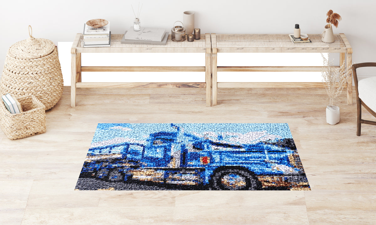 Blue Glory: The Mighty Truck - Latch Hook Rug Kit