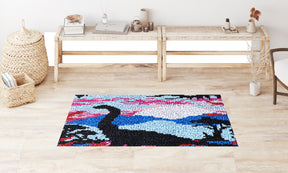 Dinosaur Dreams: A Pastel Adventure - Latch Hook Rug Kit